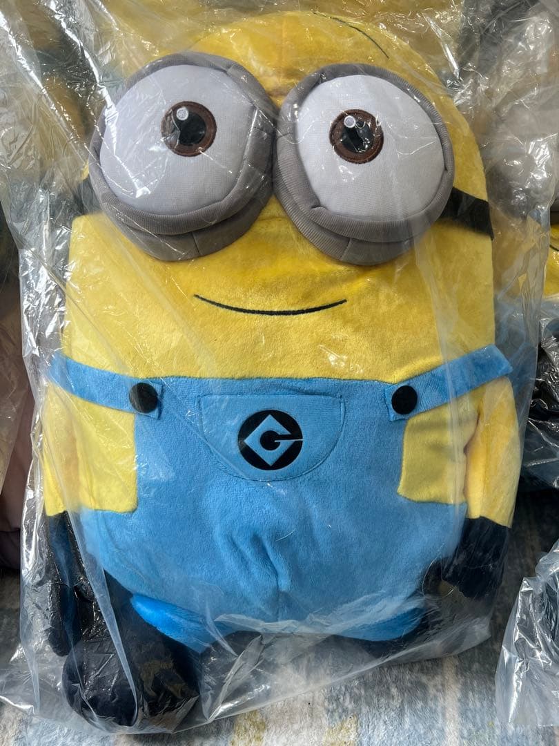 10個★ミニオンズ ミニオン 特大ビッグぬいぐるみ ボブ スチュアート60cm
