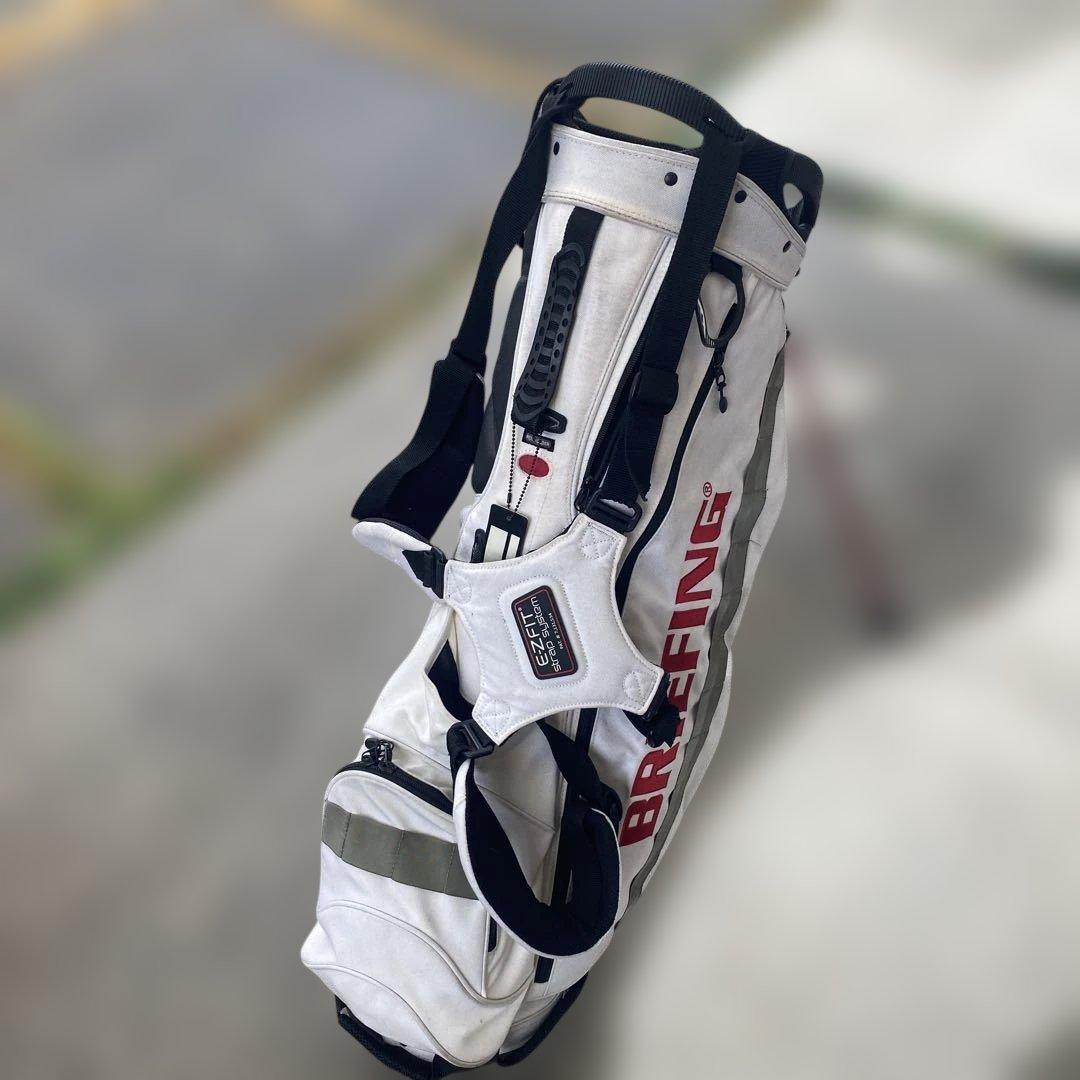 BRIEFING GOLF×SUN MOUNTAIN キャディバッグ ホワイト