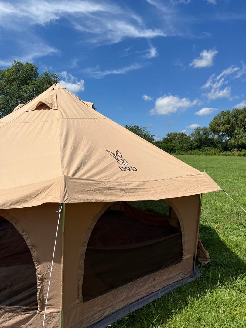 【廃盤品】DOD タケノコテントT8-495-TN グランドシート付き