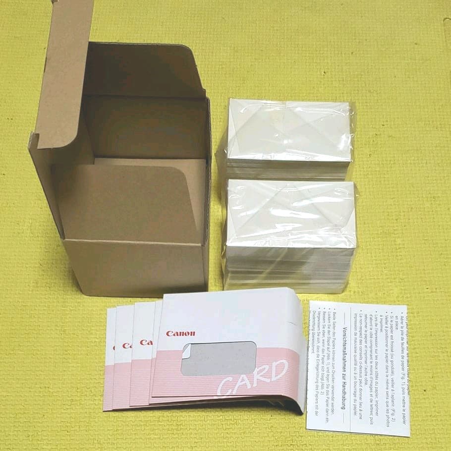 キャノン純正名刺用紙　クリーム2,000枚