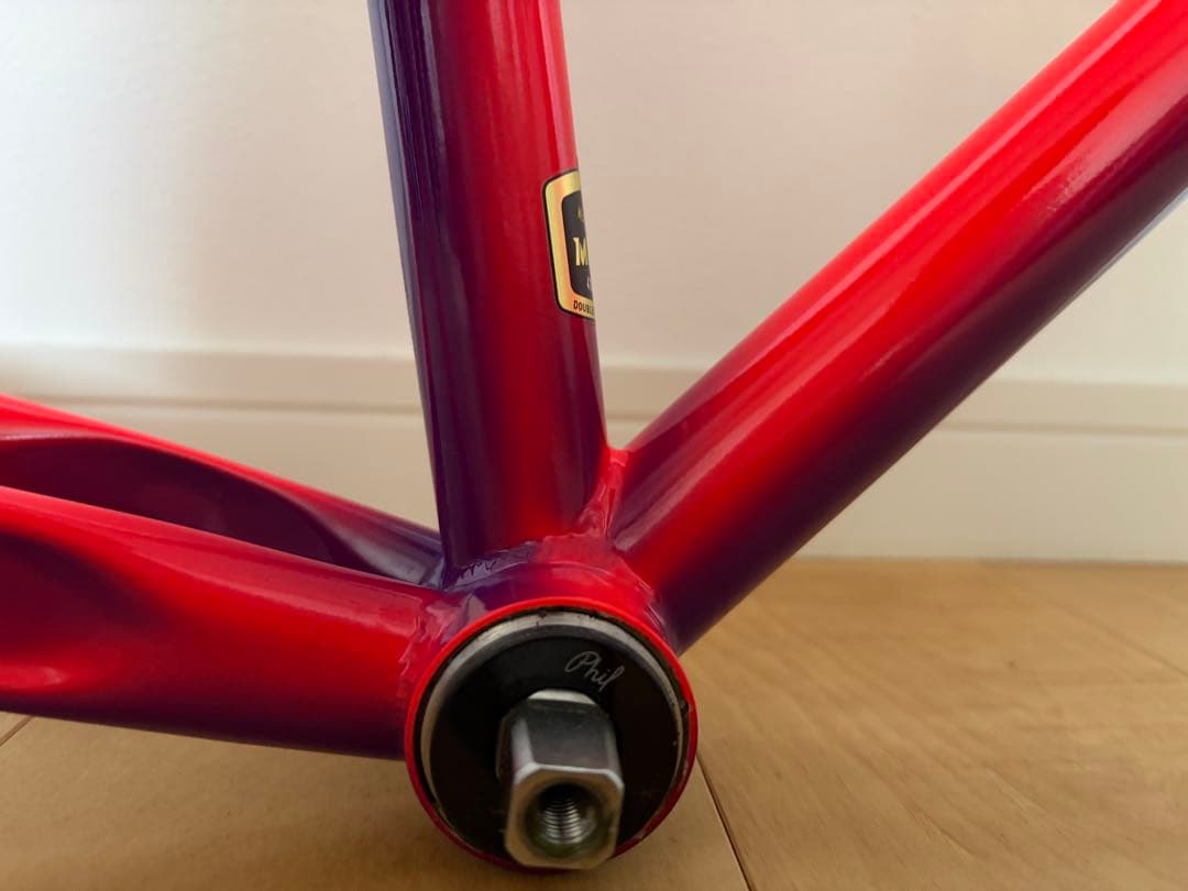 MASH STEEL ネオンフェード XSサイズ フレームセット ヘッド BB付