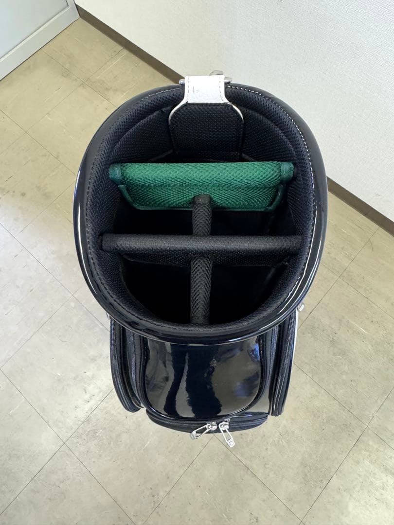 addabar ゴルフキャディバッグ ホワイト・グリーン