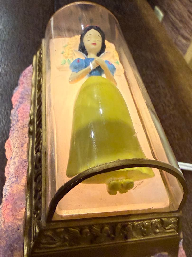 ディズニー 白雪姫 ルームランプ　置物 ライト 希少品