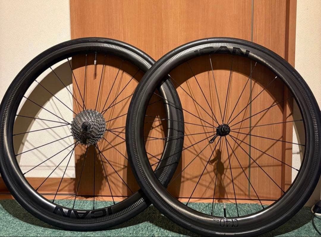 ICAN α40pro 前後ホイールのみ　クリンチャー今日限定値下げ！