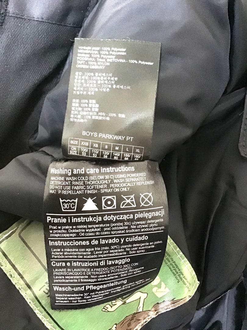 【BURTON バートン】ジュニア Mサイズ スノーボードパンツ ブラック#