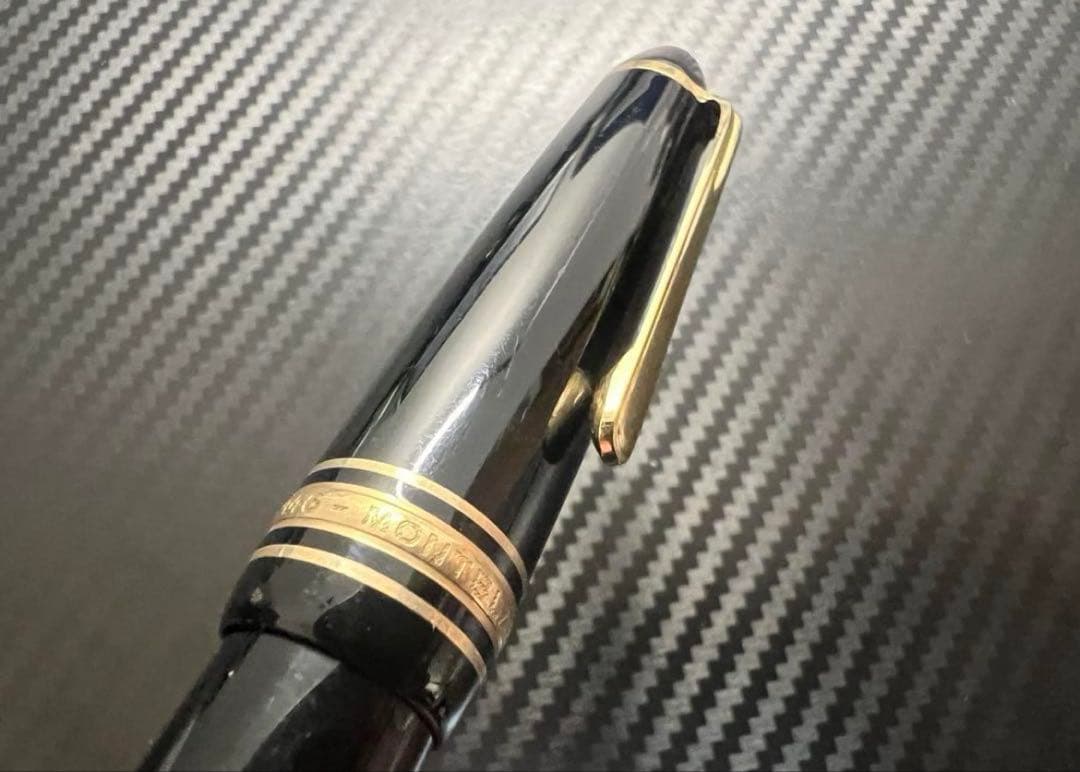 モンブラン マイスターシュテュック 146 万年筆 14C 全金 F 細字　2