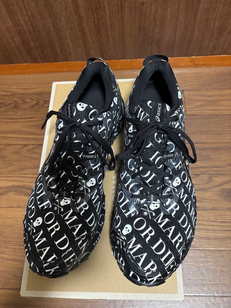 マークアンドロナ アシックス GELFLAME GTX ブラック/ホワイト