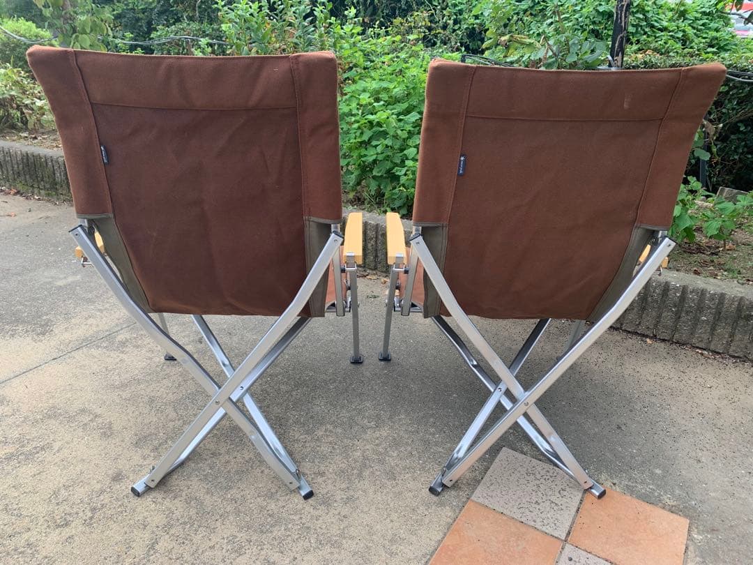 スノーピークローチェア30 ブラウン（2脚セット）