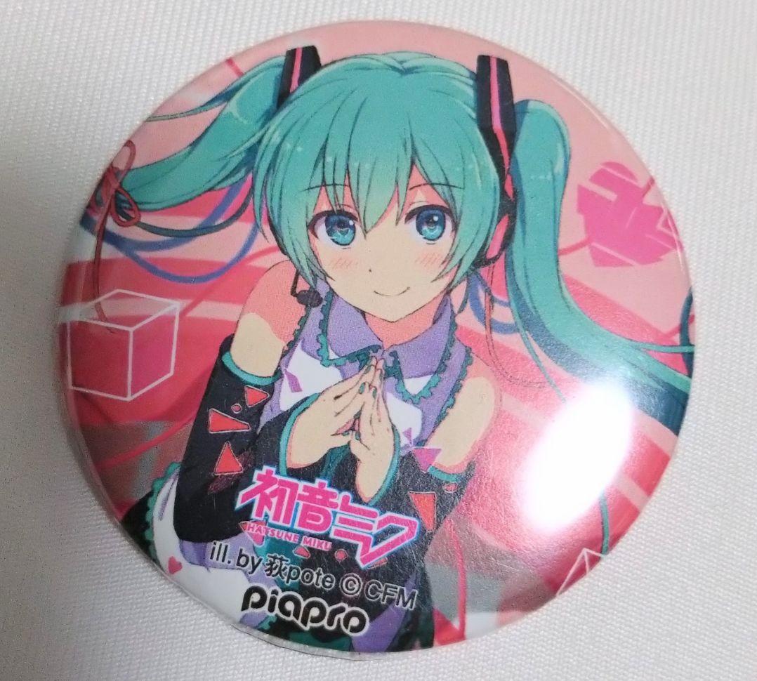 【訳あり】初音ミク 三井住友カード 特典缶バッジ　マジカルミライ 荻pote
