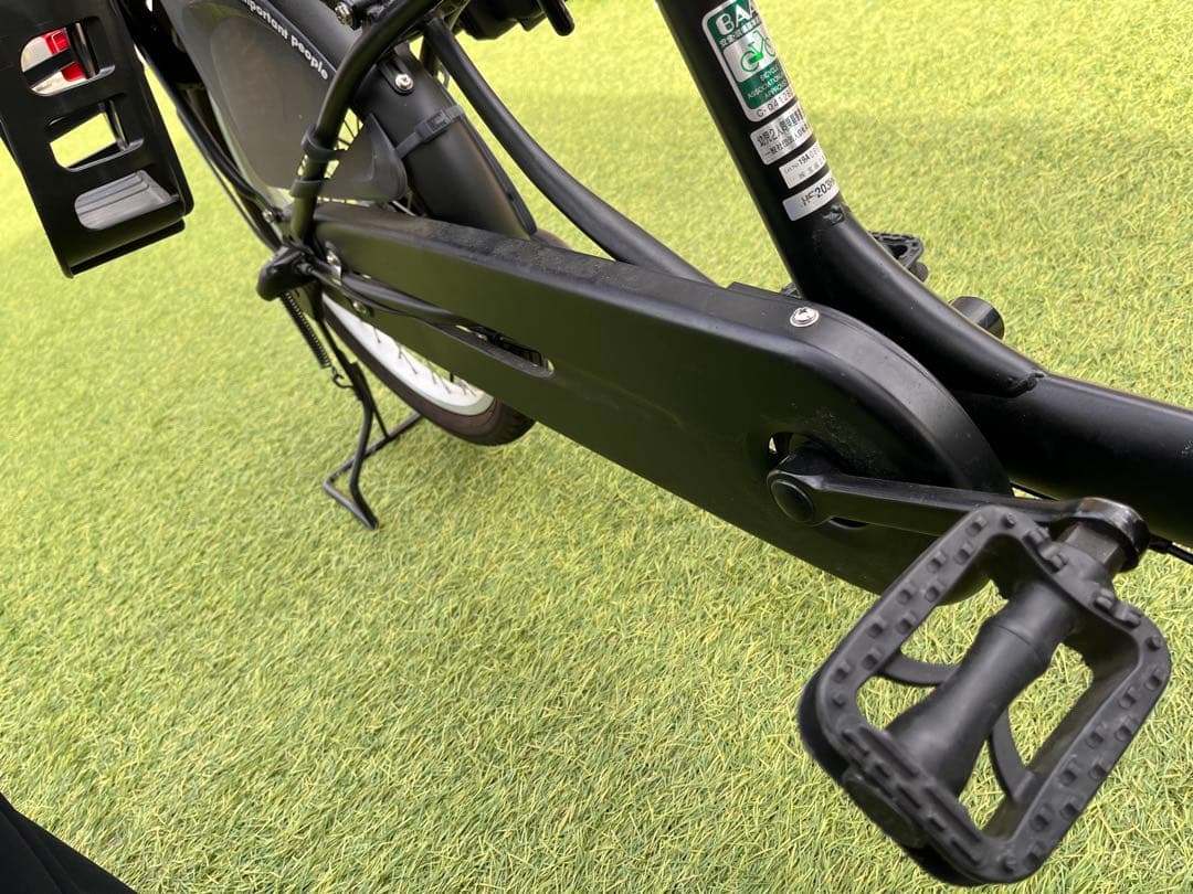 <コメント必須> チャイルドシート付きシティサイクル ブラック　3人乗り　非電動