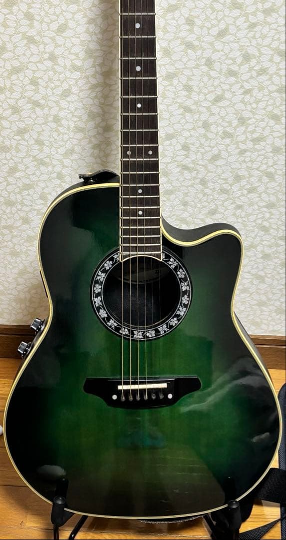 モーリス ギター 緑