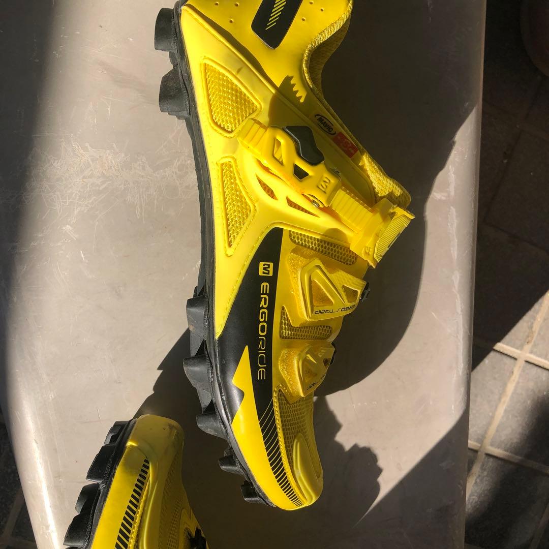 Mavic Ergo Ride イエロー SPDシューズ