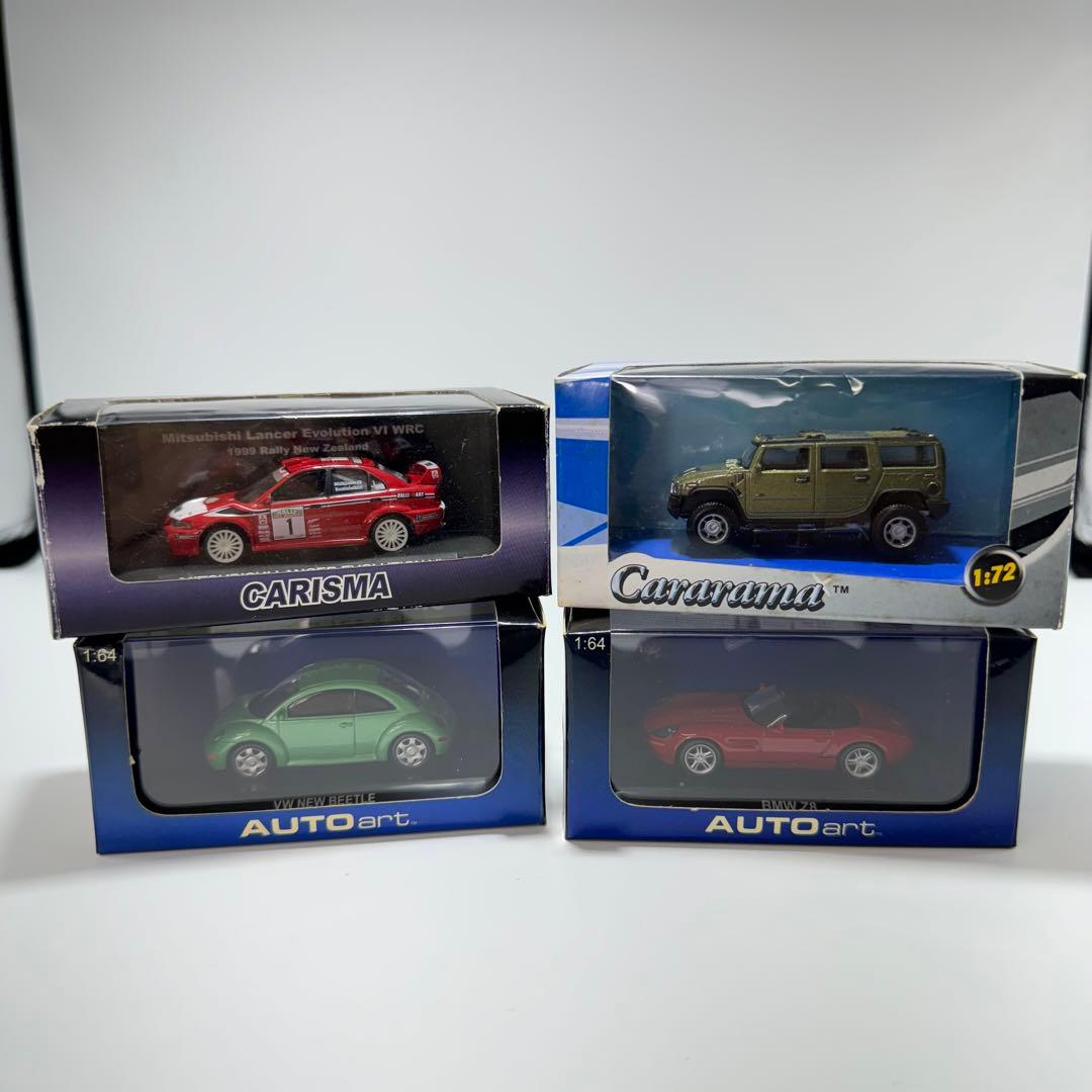 ミニカー　4台セット　 VW mitsubishi 1:64 1:72