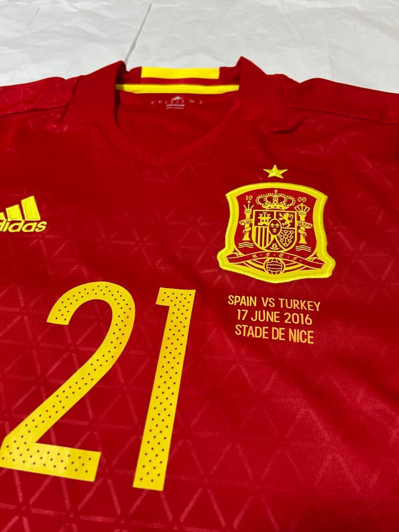 【正規品】ダビド・シルバ スペイン代表M EUROパッチ&マッチデイ