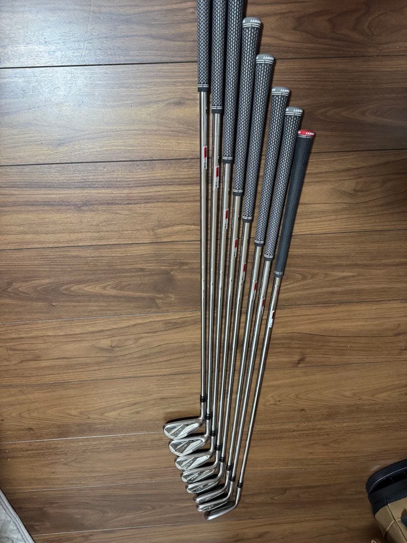 アイアンセットとキャディバッグ