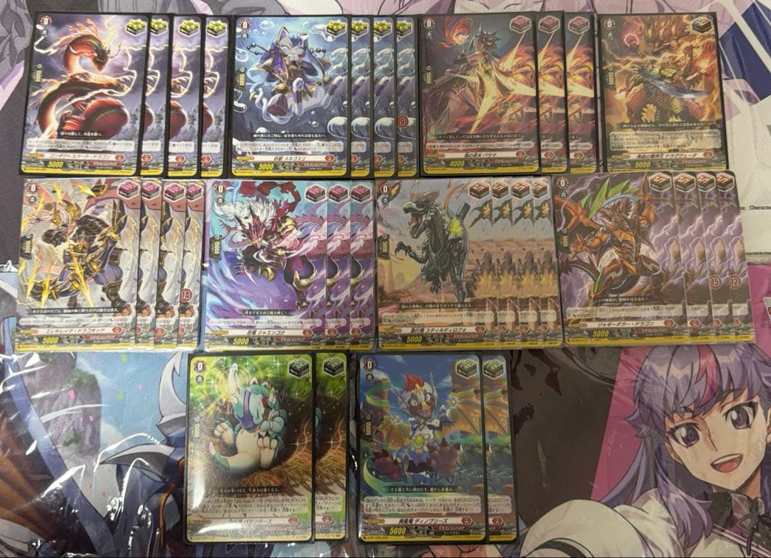 即購入可能　スリーブ付き　ドラゴンエンパイア　シヴィルト　デッキ＋パーツセット