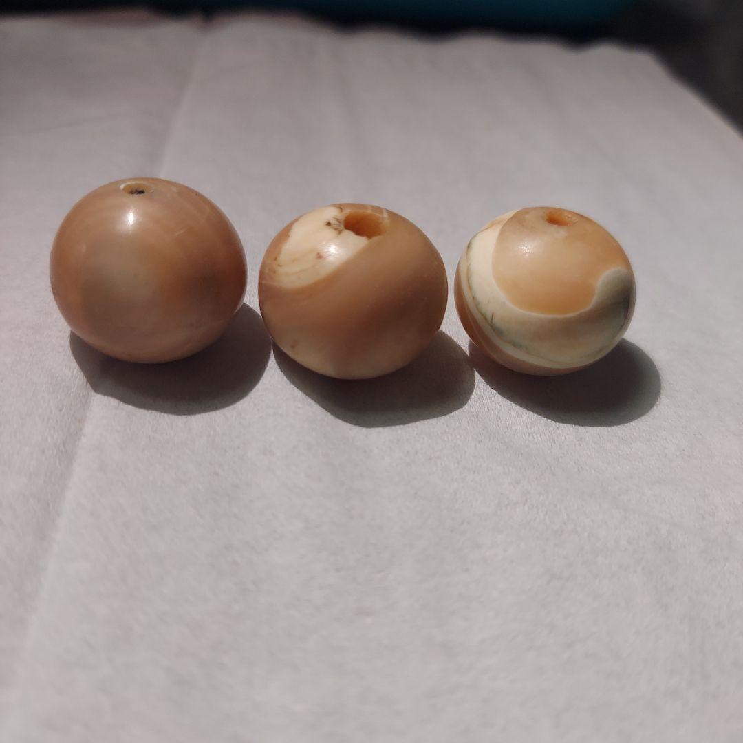 白蝶貝 夜光貝 貝玉 緒締 根付 緒締玉 丸玉