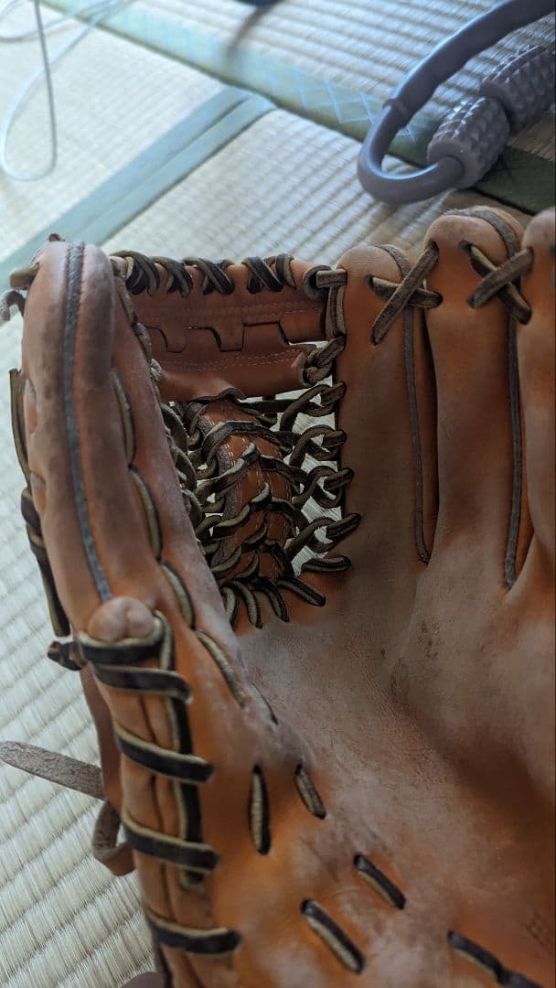 Slugger オレンジ硬式グローブ