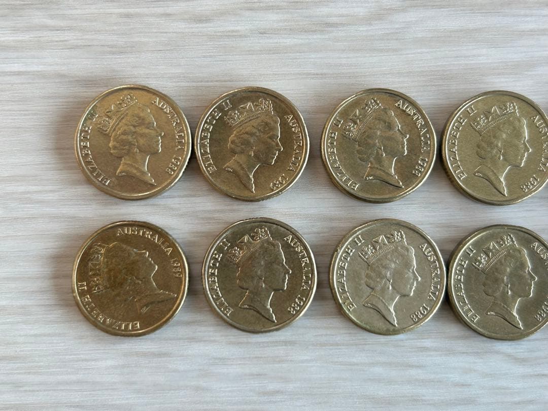 オーストラリア 2ドル  硬貨 HHイニシャル 14枚 記念交換