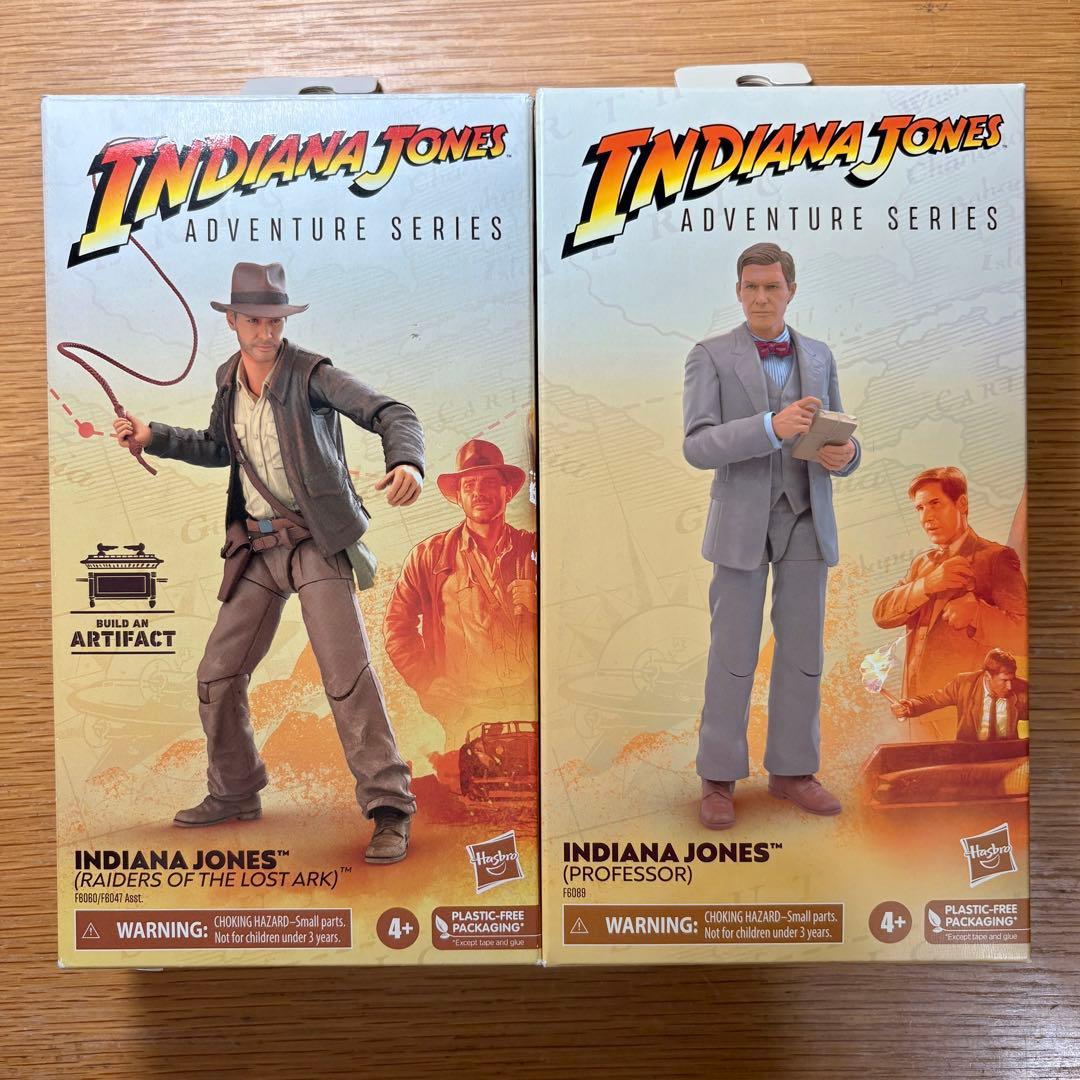【本体美品】【付属品あり】インディ•ジョーンズ ハズブロ フィギュア 二個セット