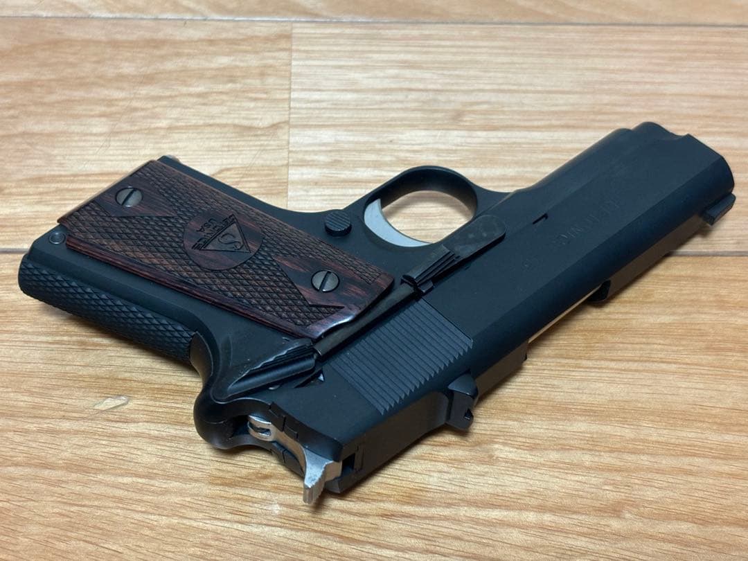 マルイ デトニクス.45 別売木製グリップ 革製ホルスター付属 ASGK刻印有り