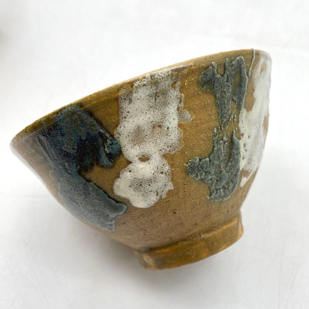 鳥取民藝　牛ノ戸焼　小林栄一作　茶碗　共箱　茶道具　13