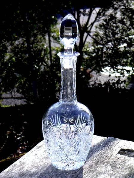 ♥新品 　HOYA 　クリスタル 　デカンタ 　ハンドカット 　切子 33ｃｍ