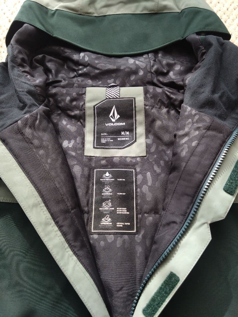 新品未使用 VOLCOM 上下セット JACKET BIB OVERALL