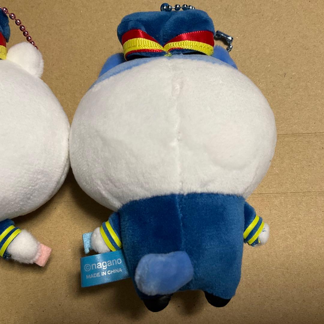 ちいかわ 駅員さんなマスコット　ちいかわ　ハチワレ　セット