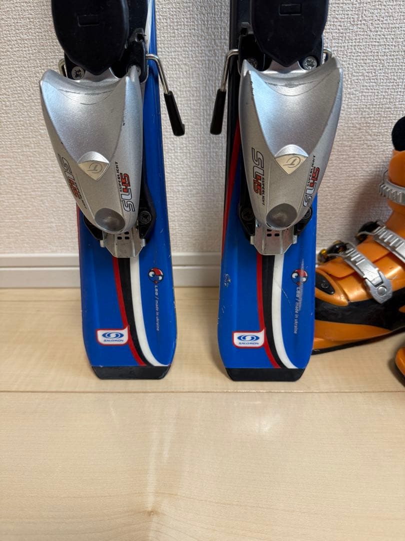 注目 早い者勝ち キッズサイズ スキー 板金具セット