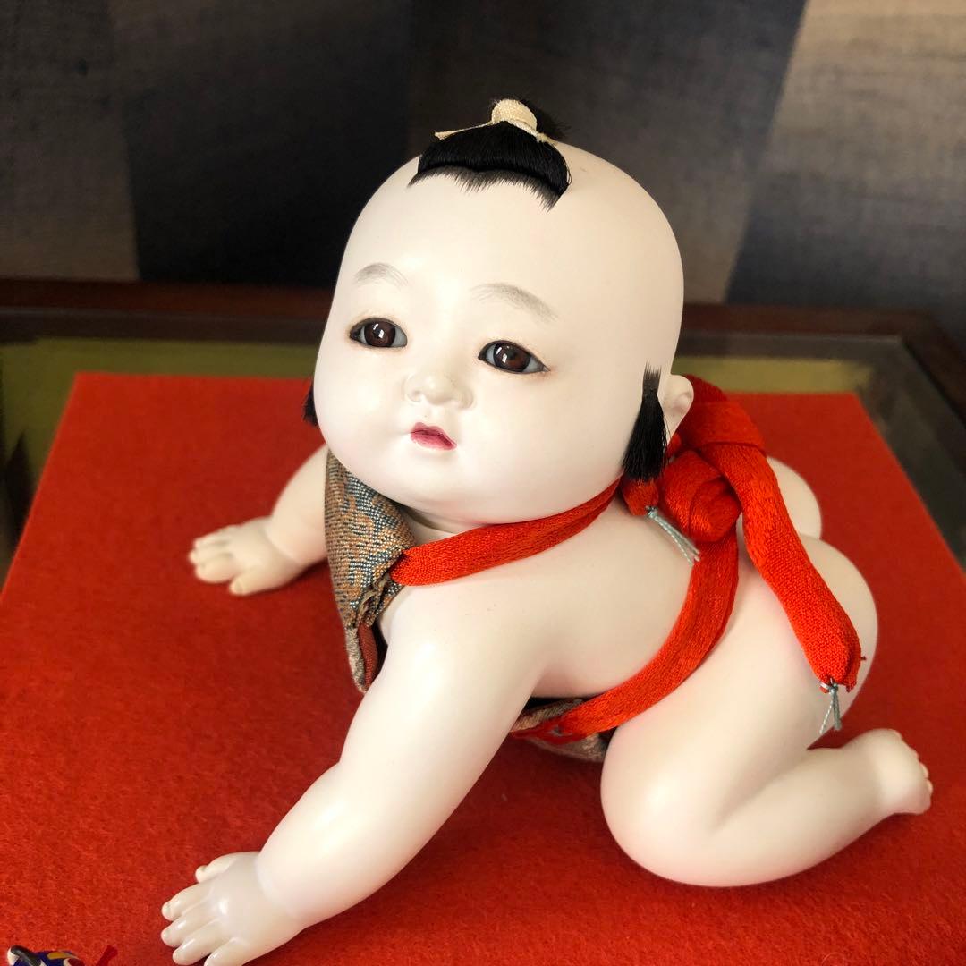 樫村端観作　はいはい人形