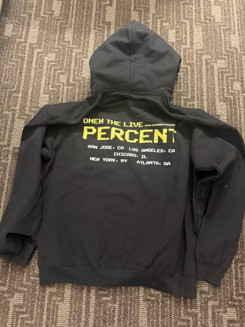 SHINee ONEW PERCENT アメリカツアー限定フーディ