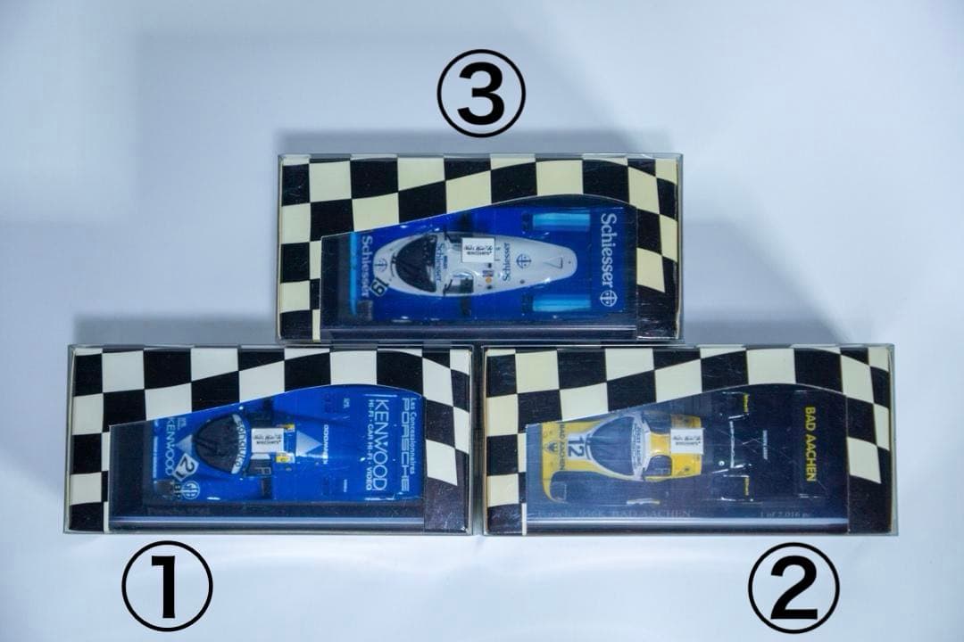 自動車 MINICHAMPS Porsche 956L & 956K & 956K