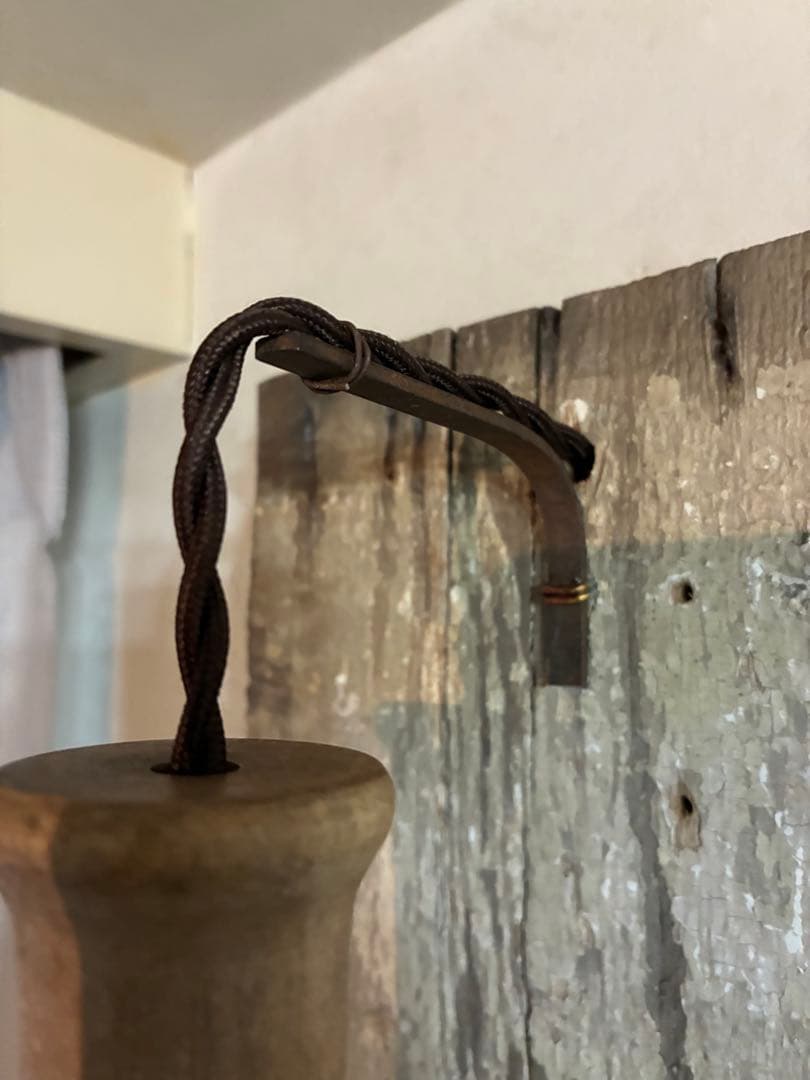 古道具 壁掛けライト 古材 照明 シャビー 古雑貨