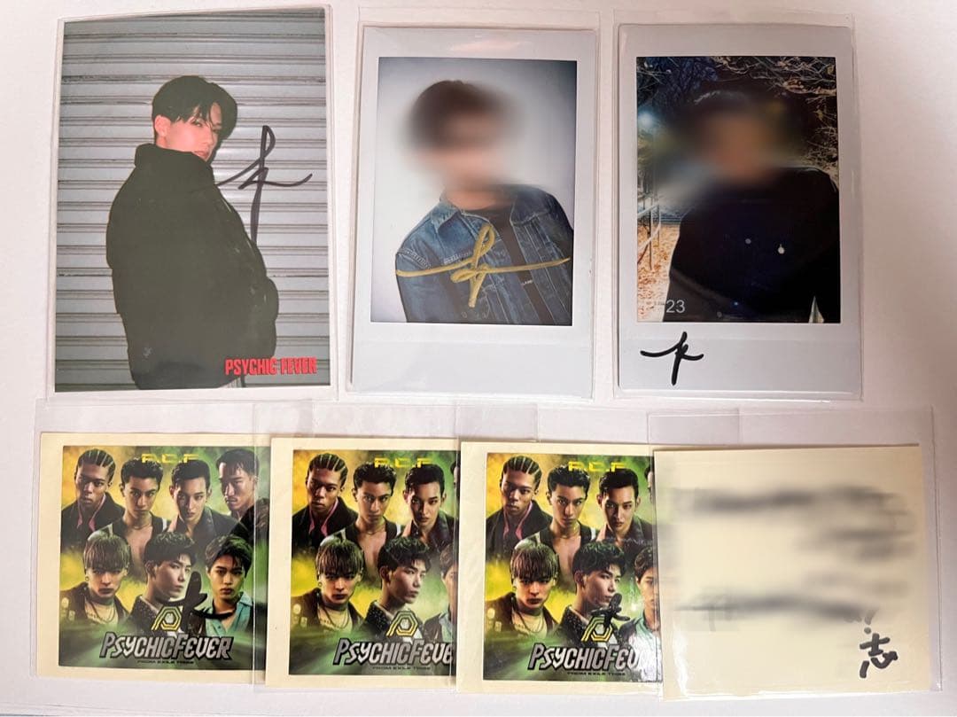 小波津志 サイン チェキ ステッカー