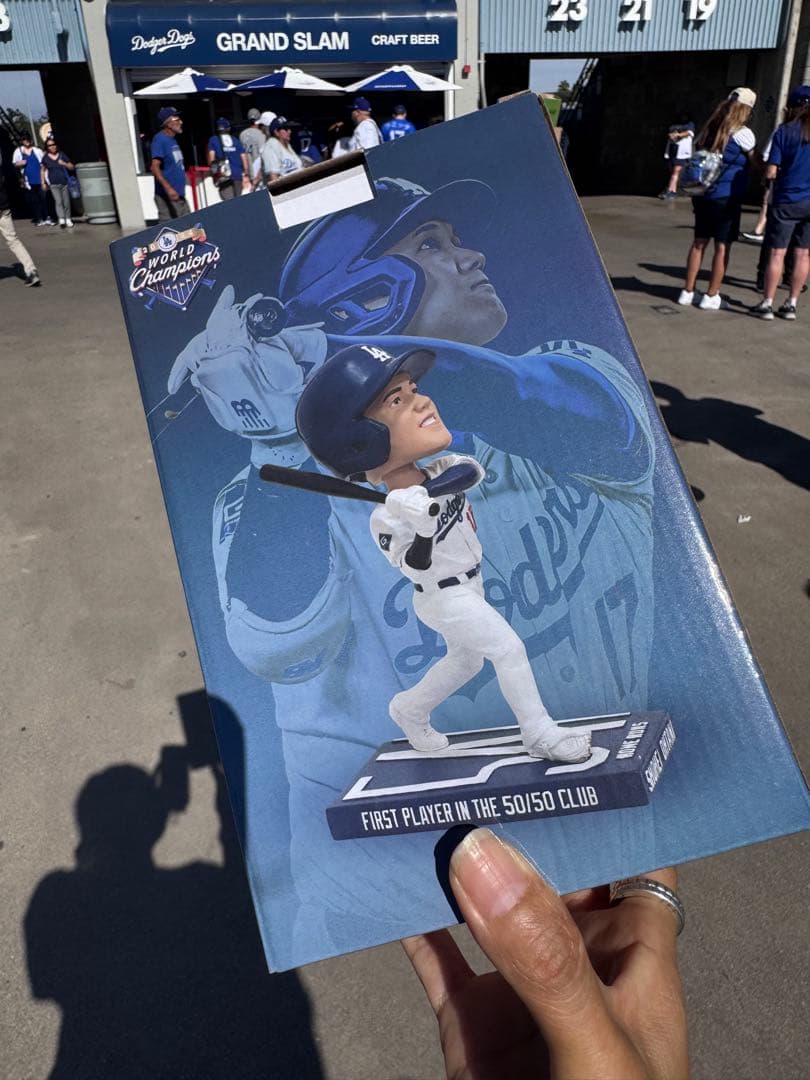 大谷翔平　ボブルヘッド　50/50 ホームラン　来場者限定　冊子付き