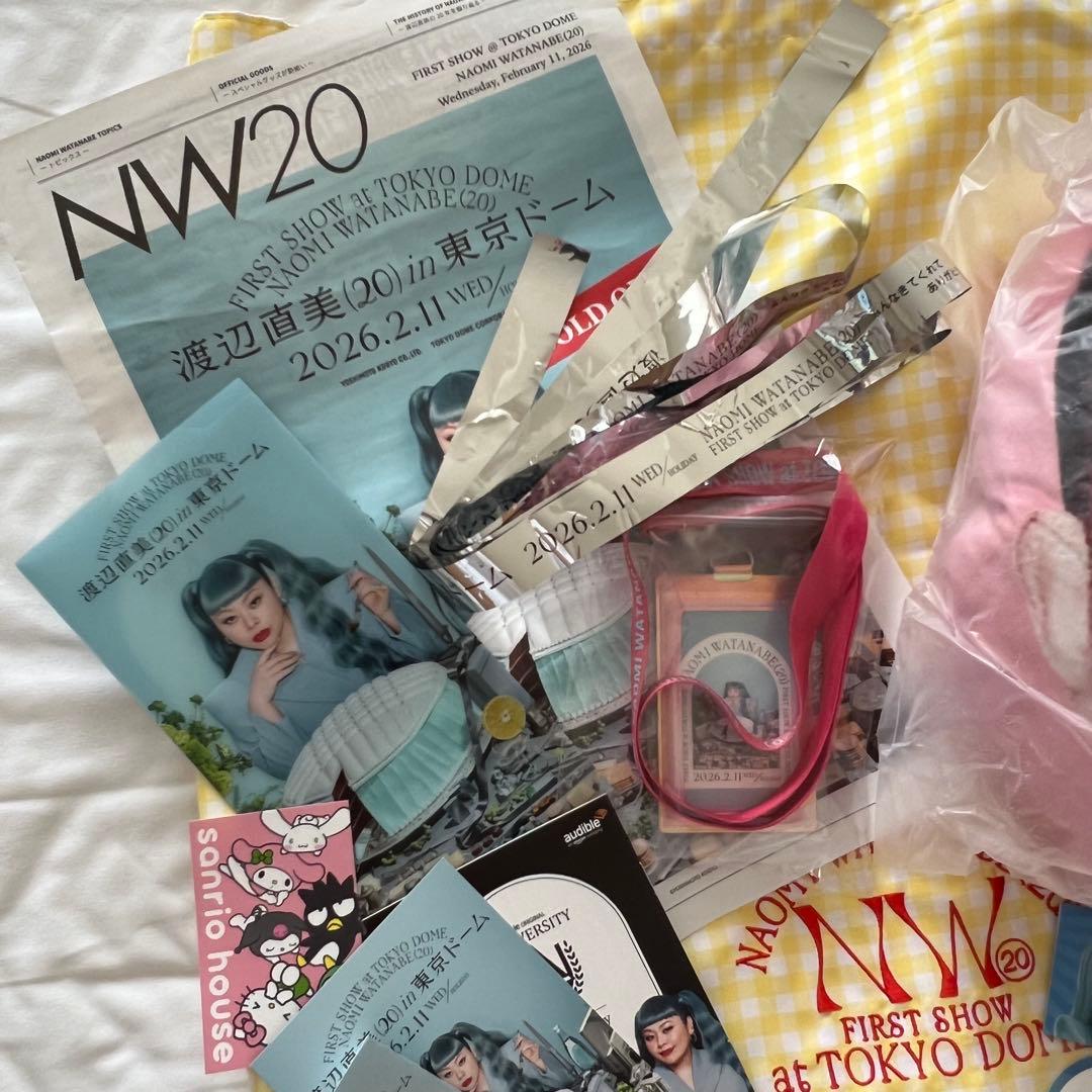 【美品】渡辺直美20東京ドーム うにょ席 限定 非売品 コラボ チケットファイル