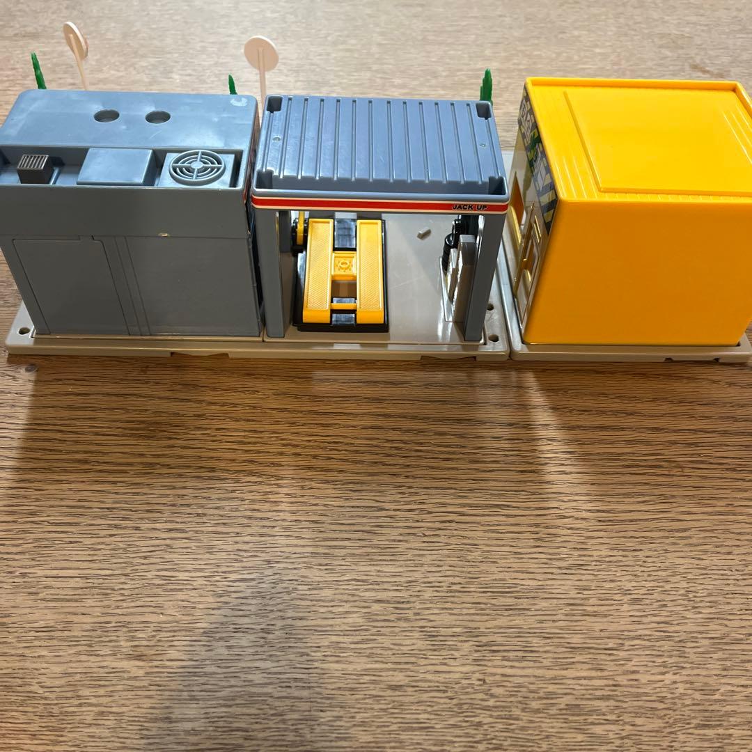 トミカタウン　ガソリンスタンドJOMO トミカ建設カーサービス駐車場　レア絶版