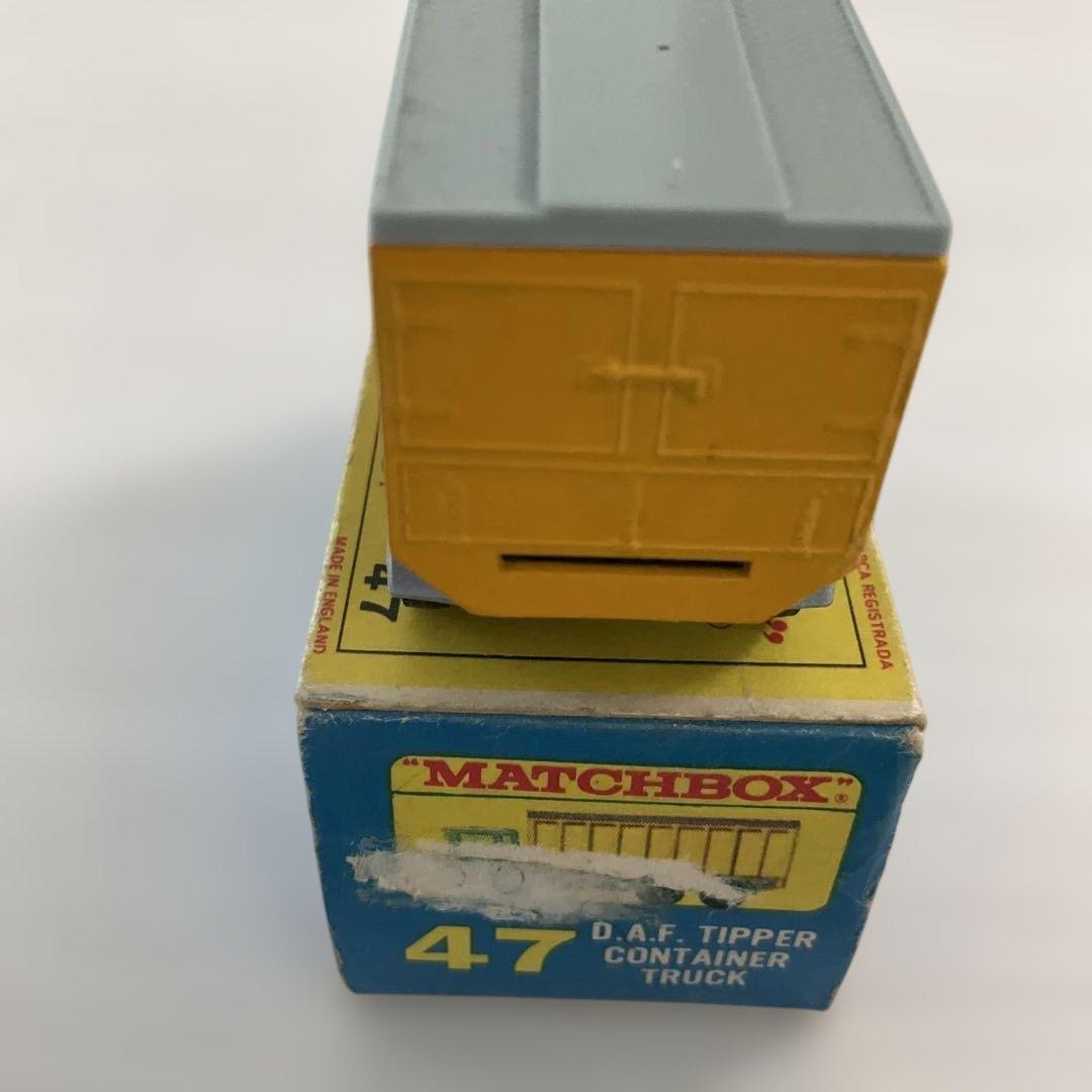 ミニカー　マッチボックス　47 D.A.F ティッパーコンテナトラック