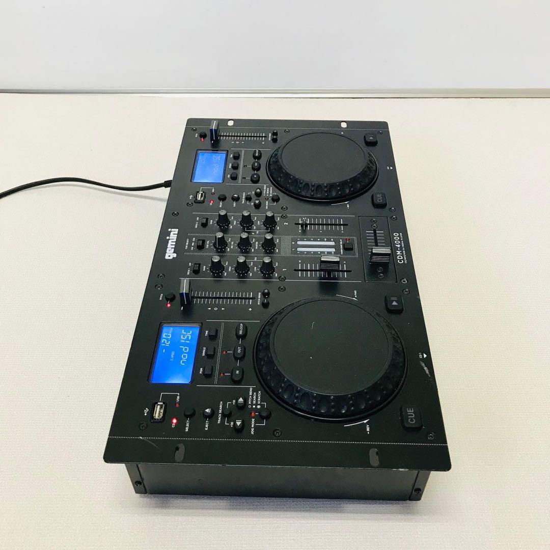 GEMINIミキサー一体型　オールインワンDJプレーヤー/CDM-4000動作品