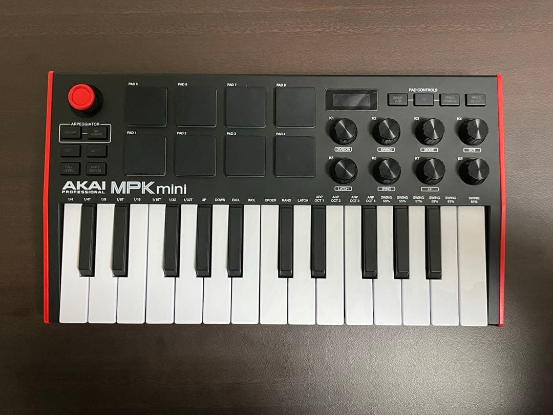 akai mpk mini mk3 25鍵 コンパクト MIDIキーボード