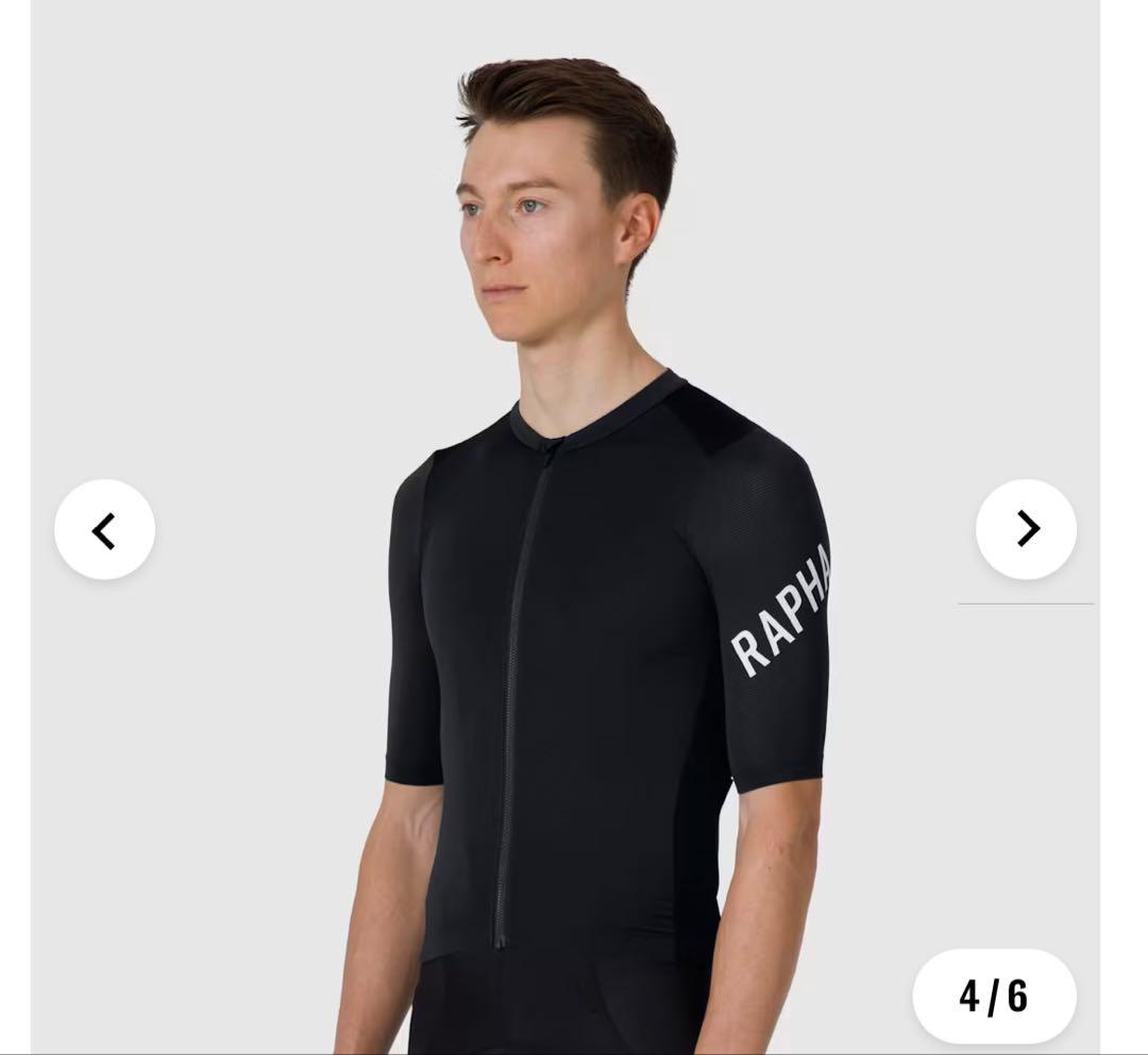 【vail816】ラファ ジャージ黒 XS＋プロチームビブショーツXS緑