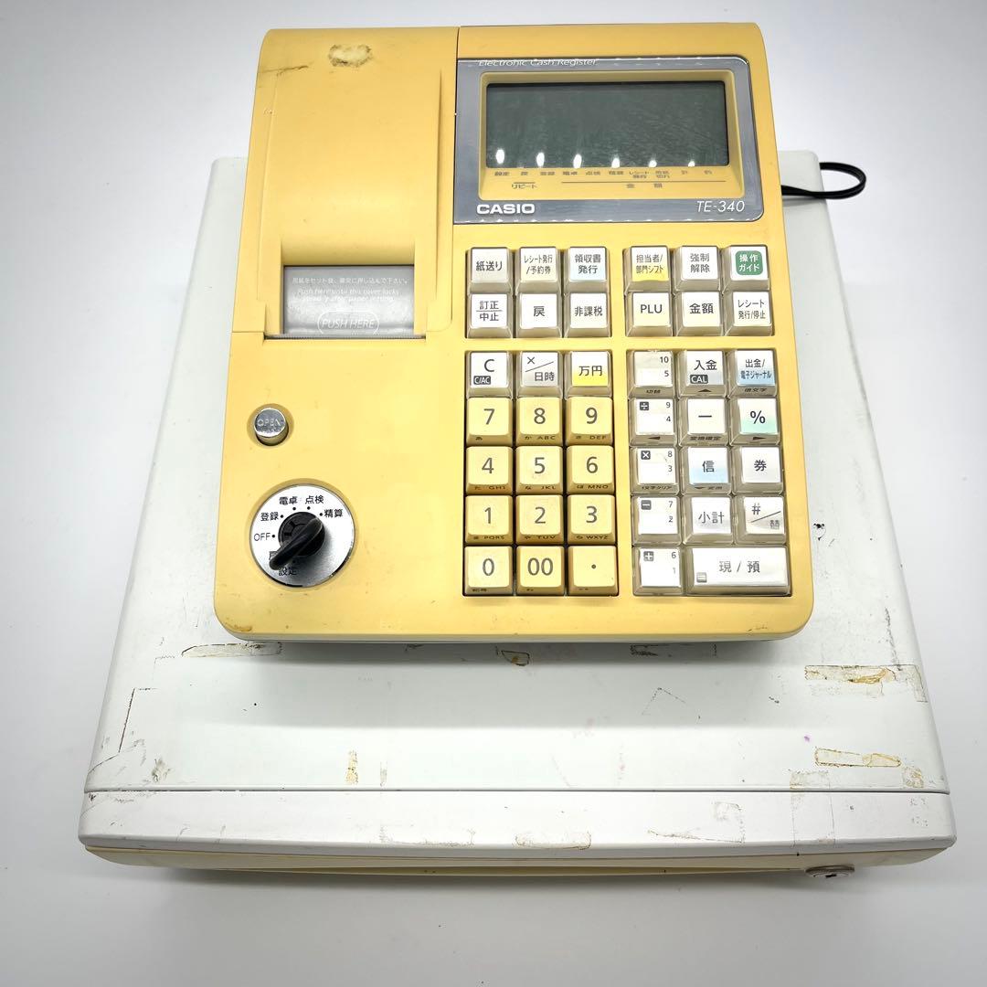 レジ カシオ CASIO TE340 レジペーパー レジスター