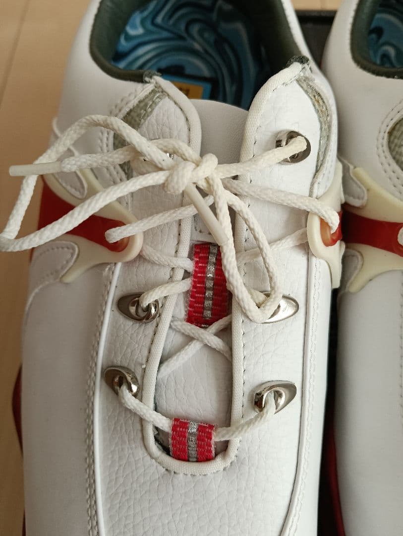 FootJoy ゴルフシューズ DRYJOYS ホワイト/レッド　25.5cm