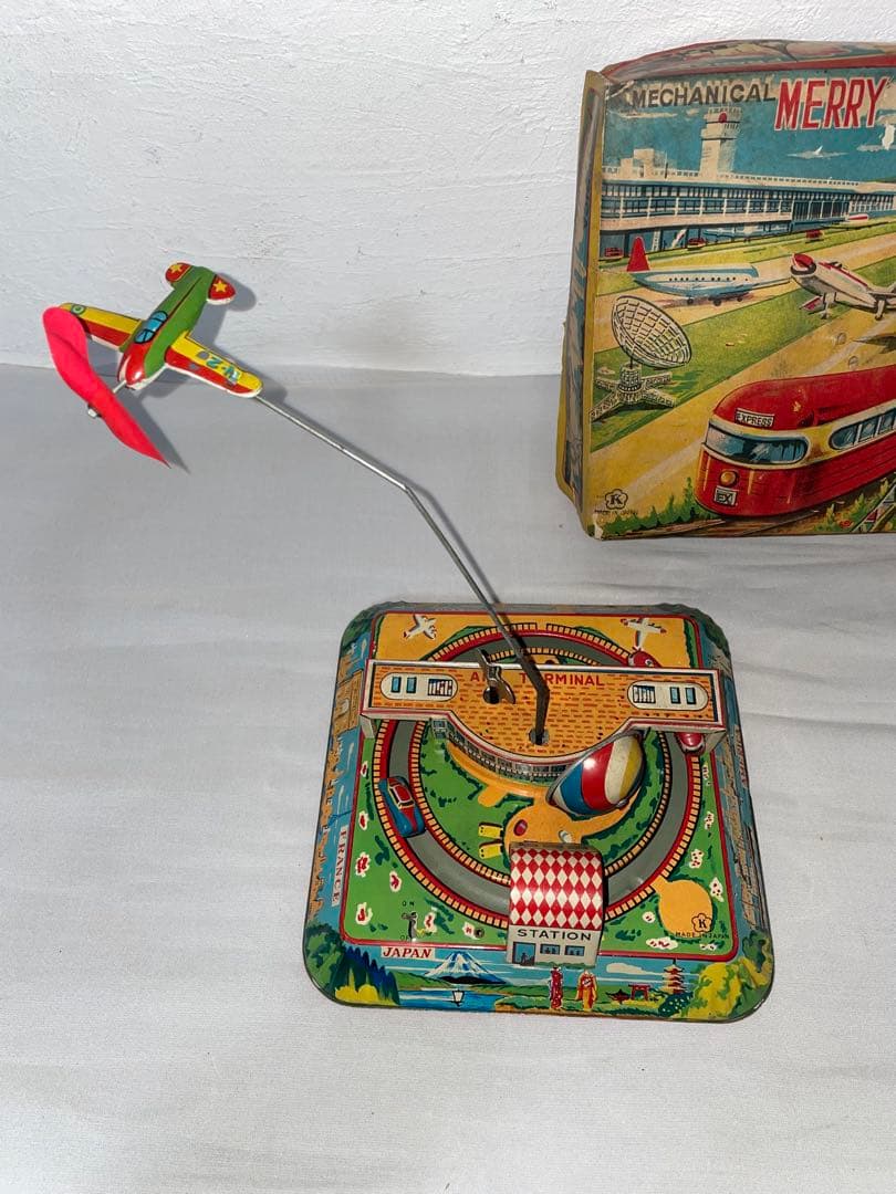 MERRY TOURIST LAND　ブリキ　ブリキの玩具　日本製　光球商会