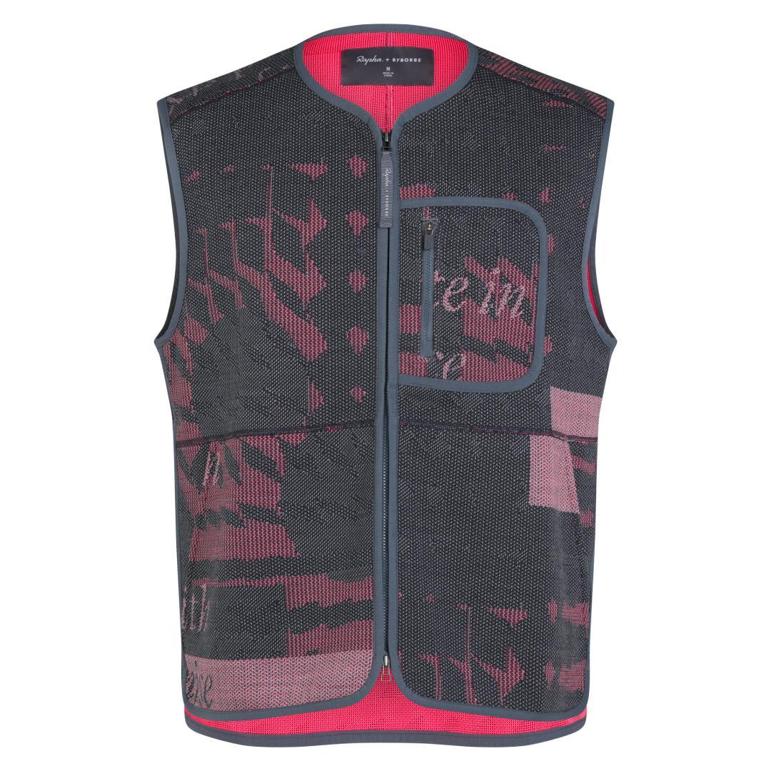 新品 特別限定版 Rapha + BYBORRE ベスト Lサイズ ダークグレー