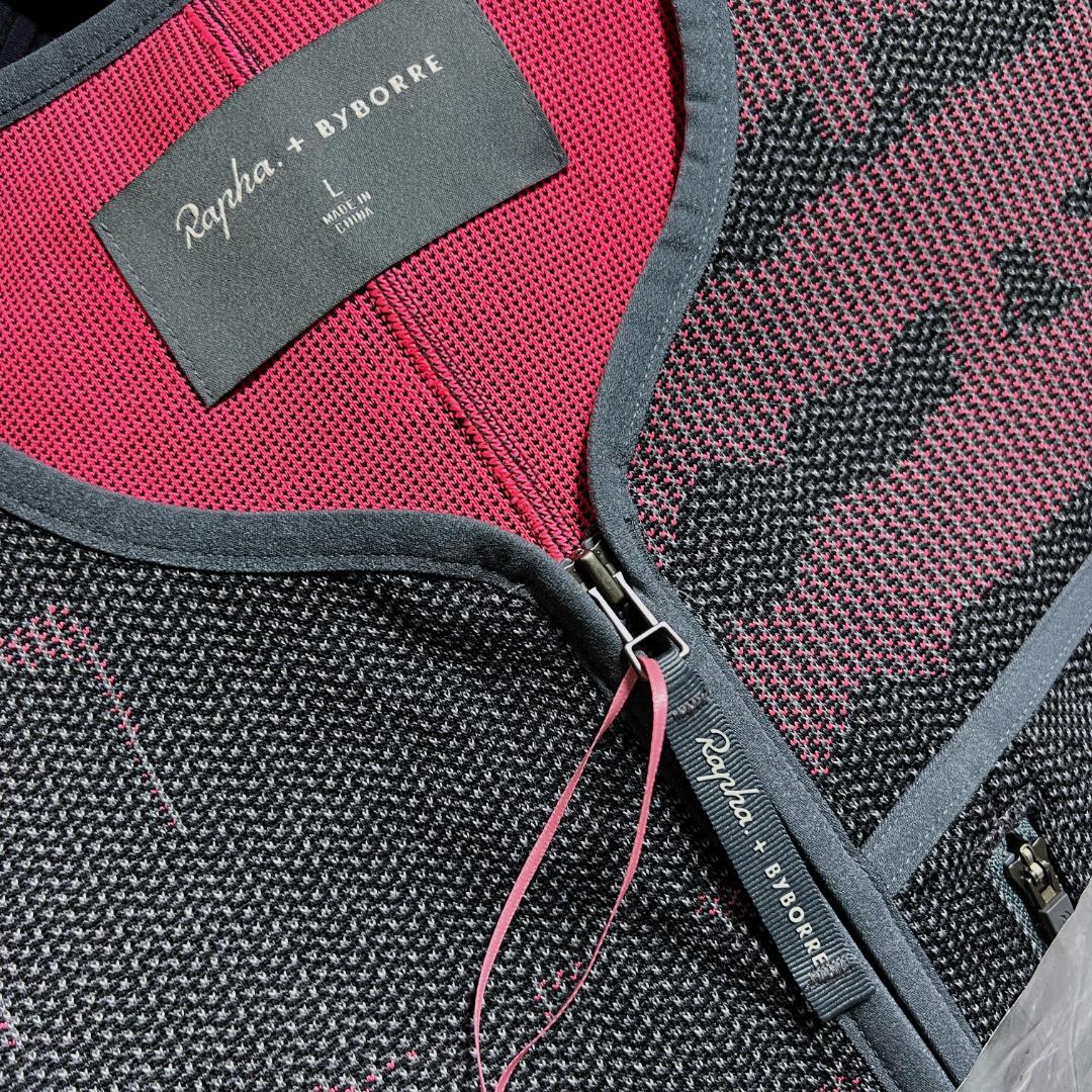 新品 特別限定版 Rapha + BYBORRE ベスト Lサイズ ダークグレー