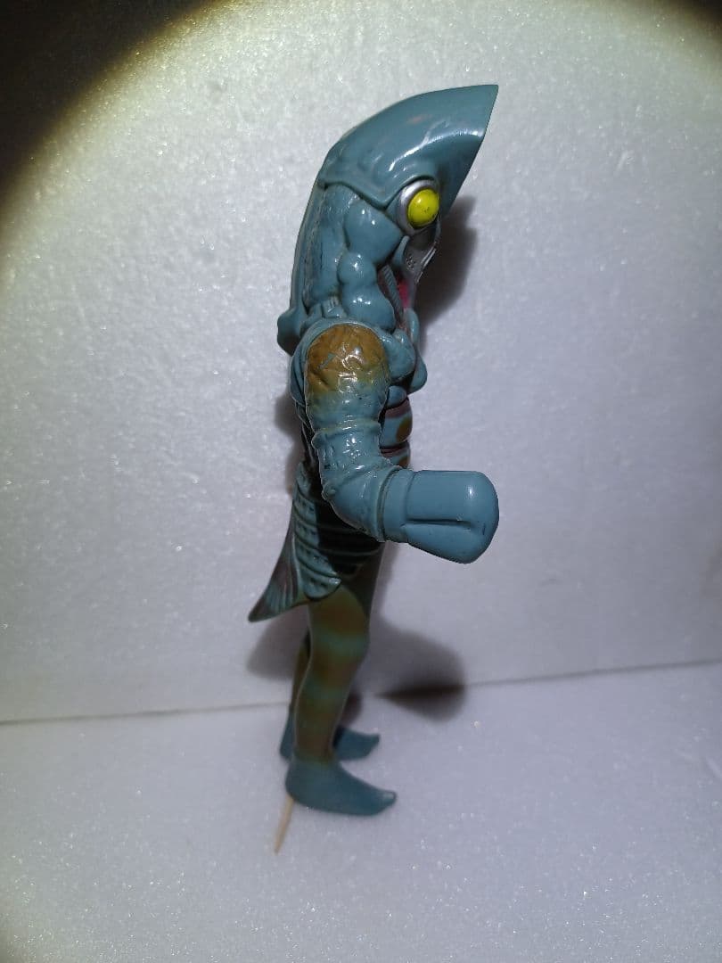 (昭和購入物)バルタン星人(身長約19.5cm)　ブルマァク　ソフビ