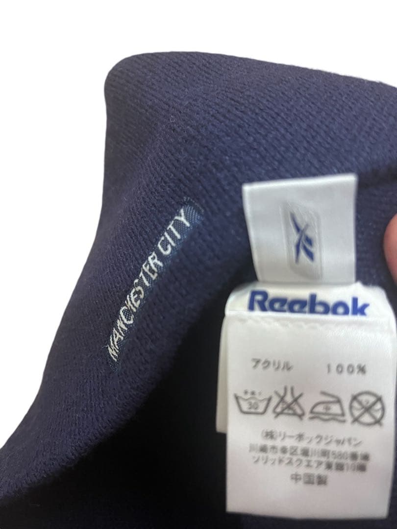 00s reebok マンチェスター シティー ビーニー ニット帽
