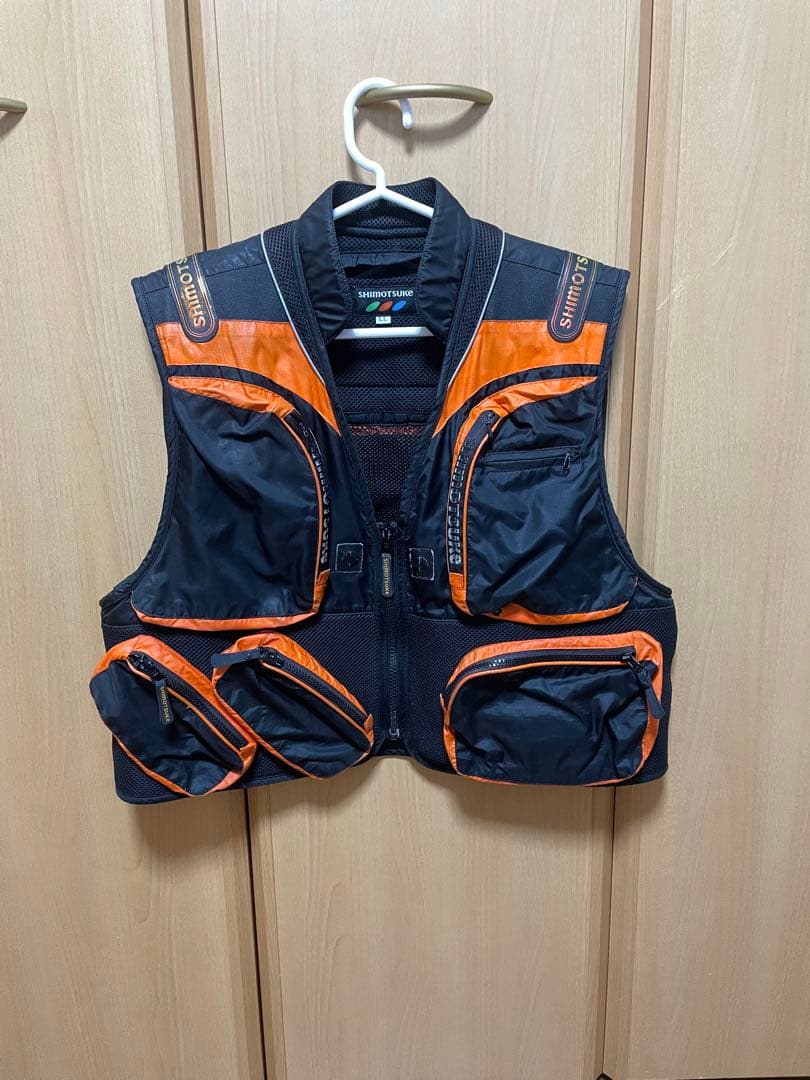 シモツケ　鮎ベスト　下野　鮎 フィッシングベスト　LL